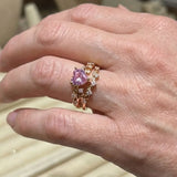 ENSEMBLE CŒUR DE PÉTALE JARDIN BAGUE