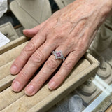 BAGUE COUTURE PAVÉ CARRÉ