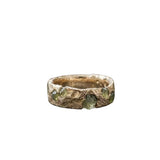 A Vintage Green Golden Forged Ring