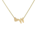 COLLIER INITIALE CŒUR