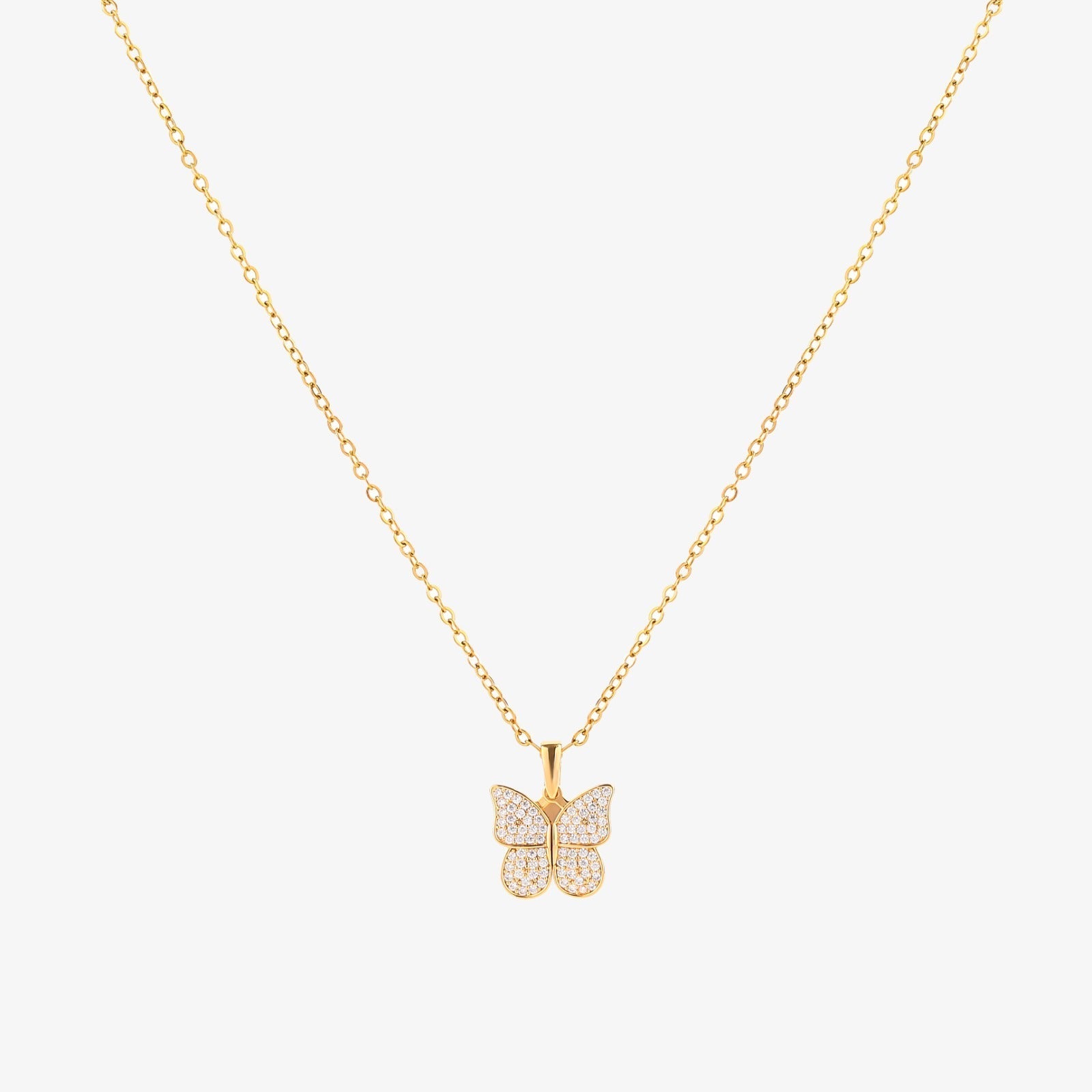 Collier Radieux Papillon | Or