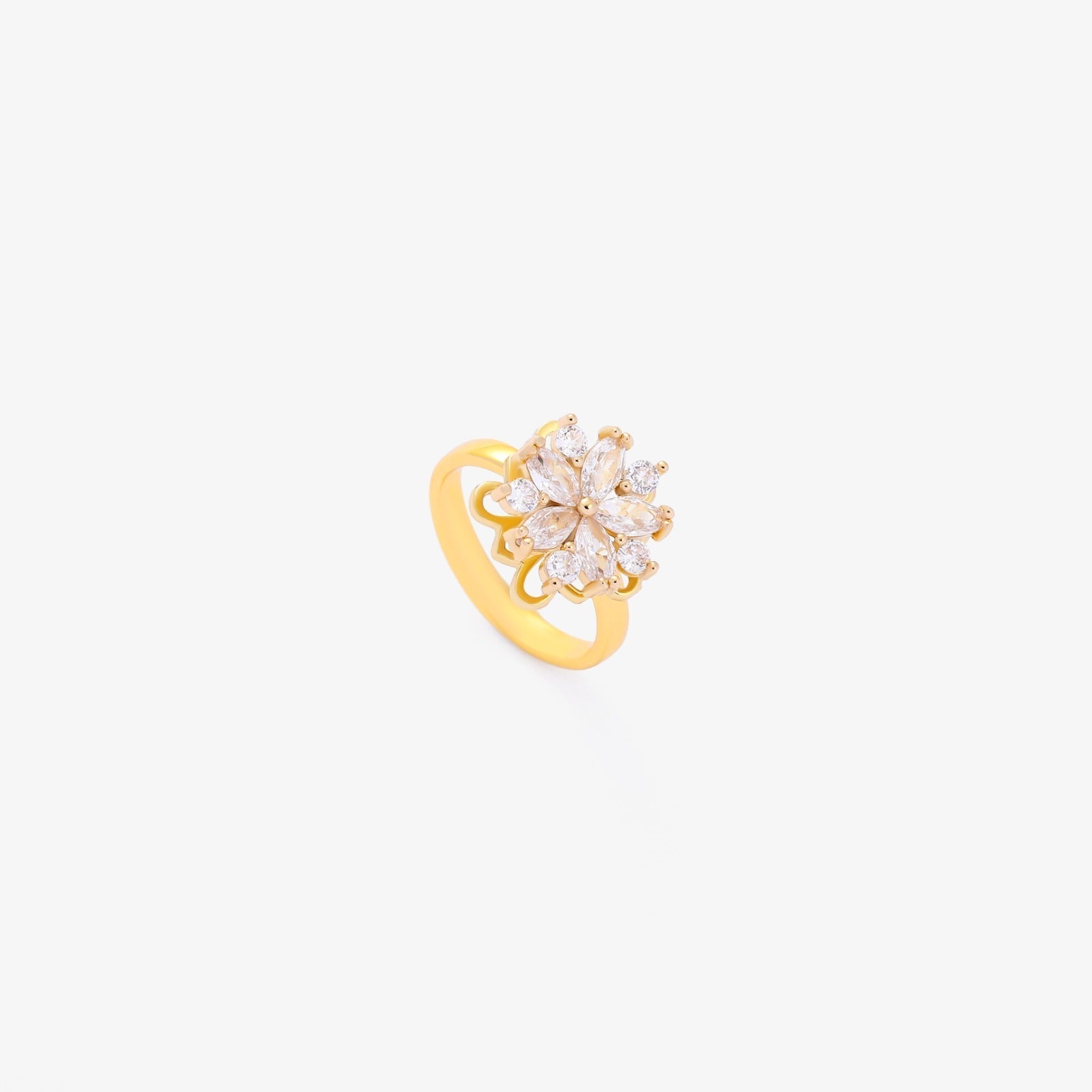 Bague Flora Accent Rotatif | Or