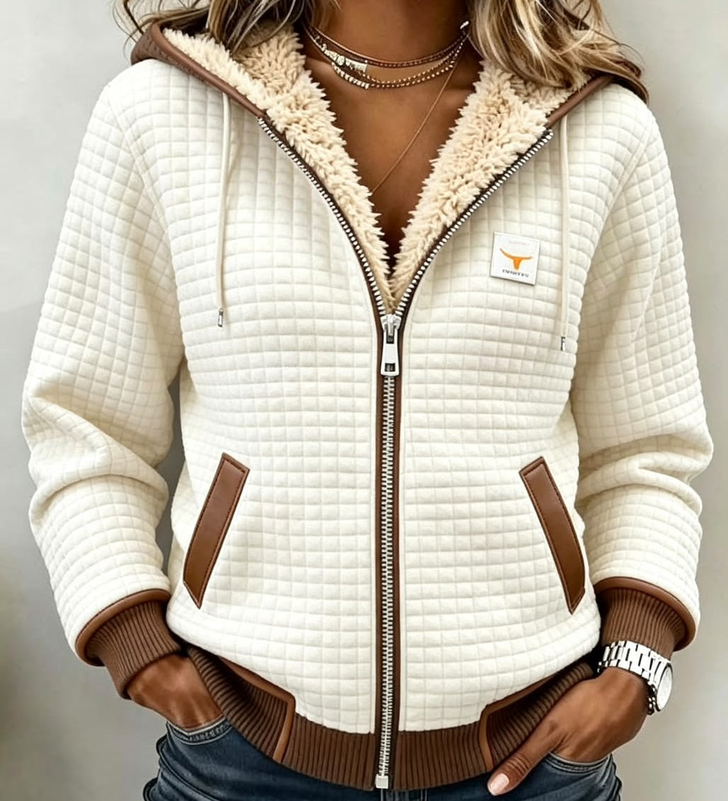 MADISON | VESTE SHERPA À CAPUCHE