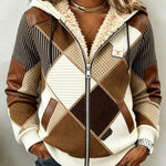 SARAH | VESTE SHERPA À CAPUCHE