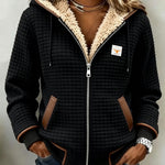 NATALIE | VESTE SHERPA À CAPUCHE