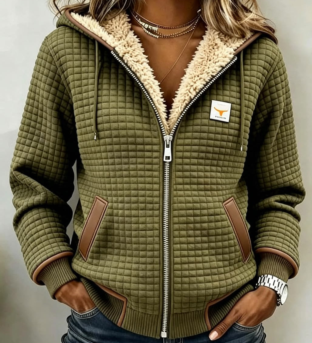 KENNEDY | VESTE SHERPA À CAPUCHE