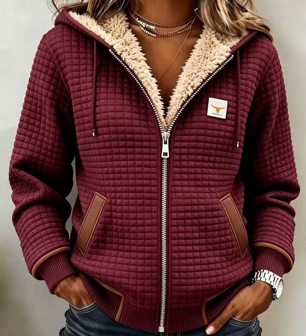ALLISON | VESTE SHERPA À CAPUCHE