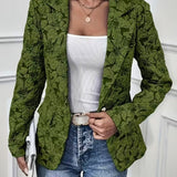 Blazer Fitted in Jacquard Paisley per Donne