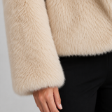 LAURENCE | VESTE EN FAUSSE FOURRURE COURTE