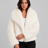 LAURENCE | VESTE EN FAUSSE FOURRURE COURTE