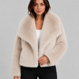 LAURENCE | VESTE EN FAUSSE FOURRURE COURTE