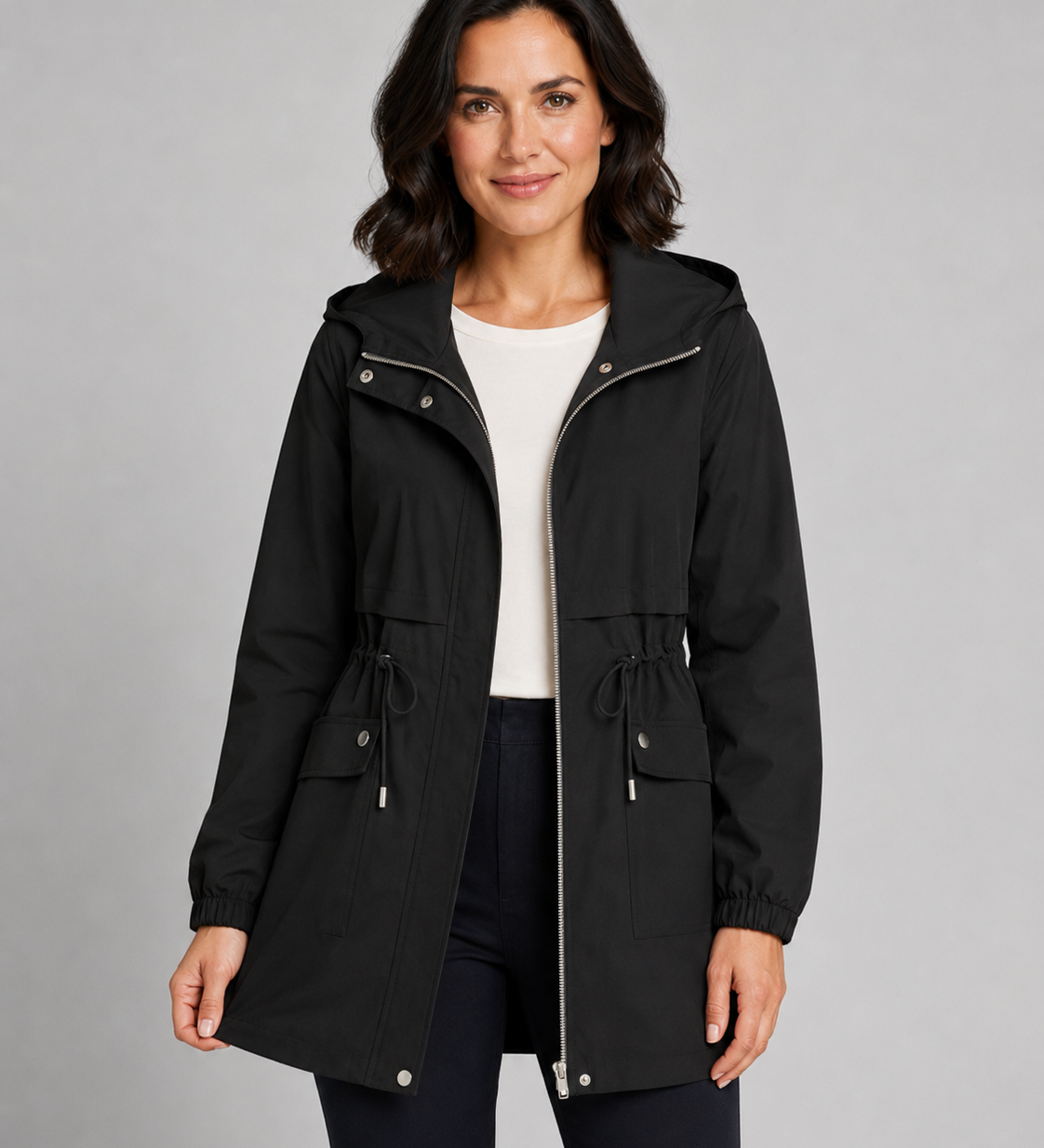 CORINNE | TRENCH À CAPUCHE