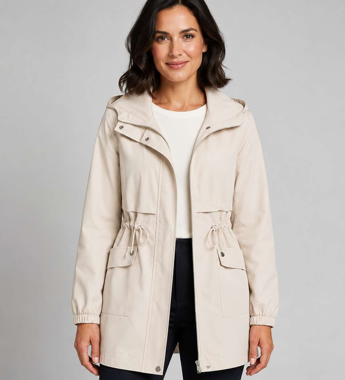 CORINNE | TRENCH À CAPUCHE