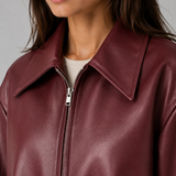 LÉONORE | VESTE EN SIMILICUIR COURTE