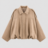 FRANCE | VESTE EN SIMILICUIR COURTE