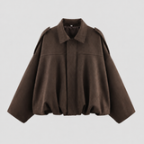 FRANCE | VESTE EN SIMILICUIR COURTE