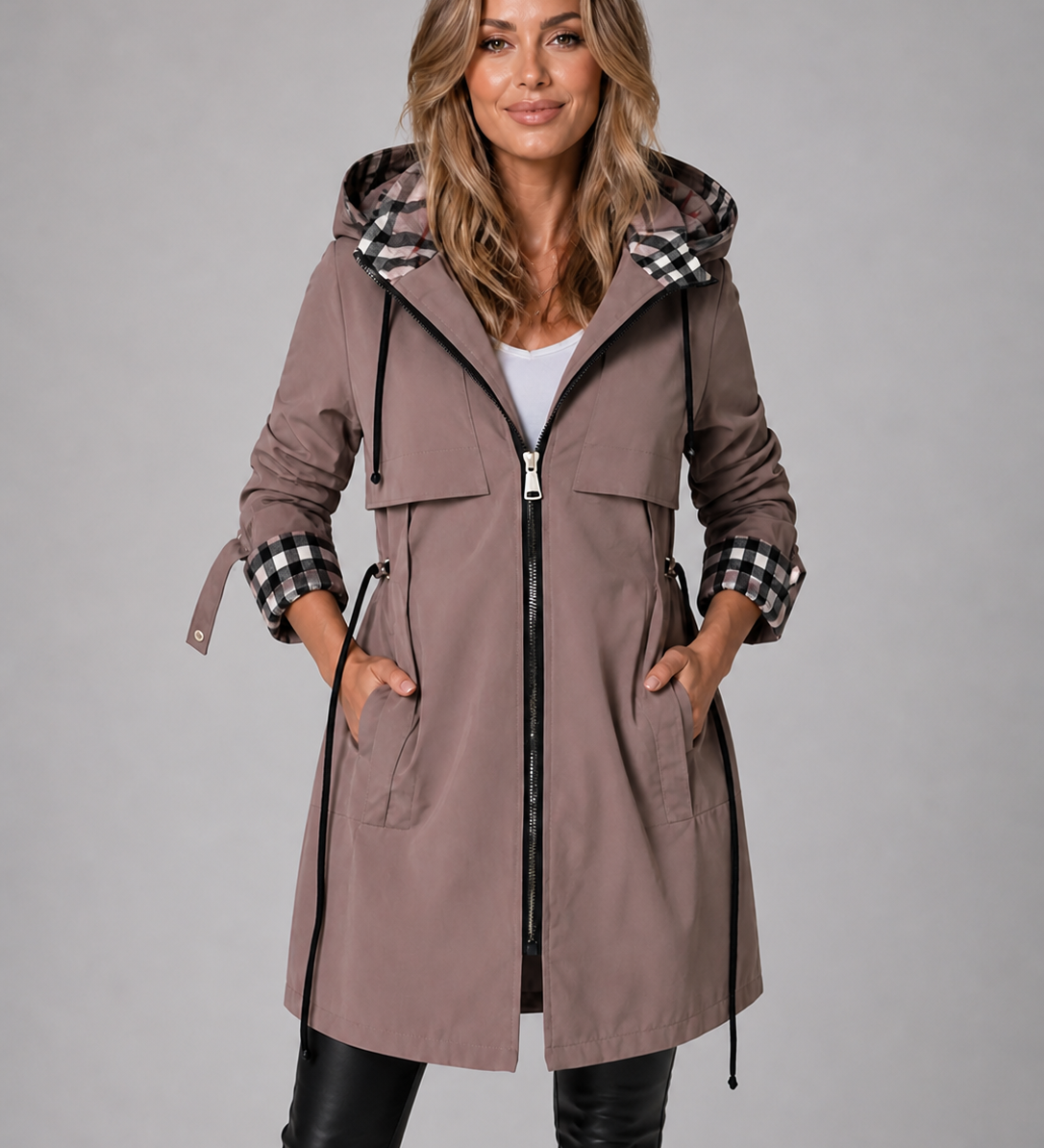 LUCIE | PARKA LONGUE À CAPUCHE