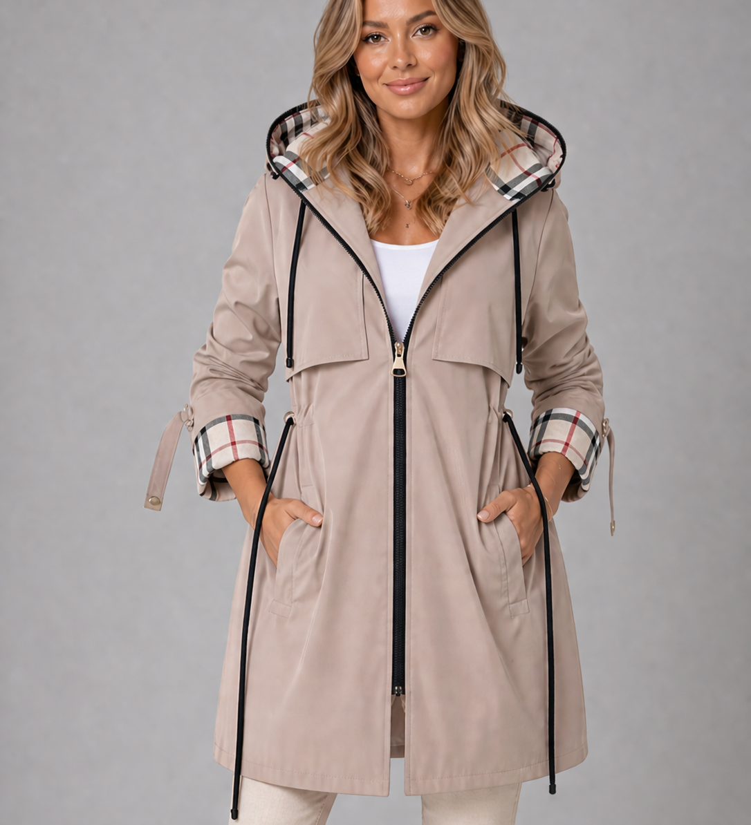 LUCIE | PARKA LONGUE À CAPUCHE