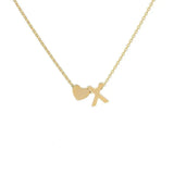 COLLIER INITIALE CŒUR