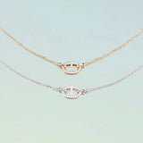 Isla Marina Necklace | White Gold