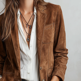 Blazer Vintage Donna Marrone