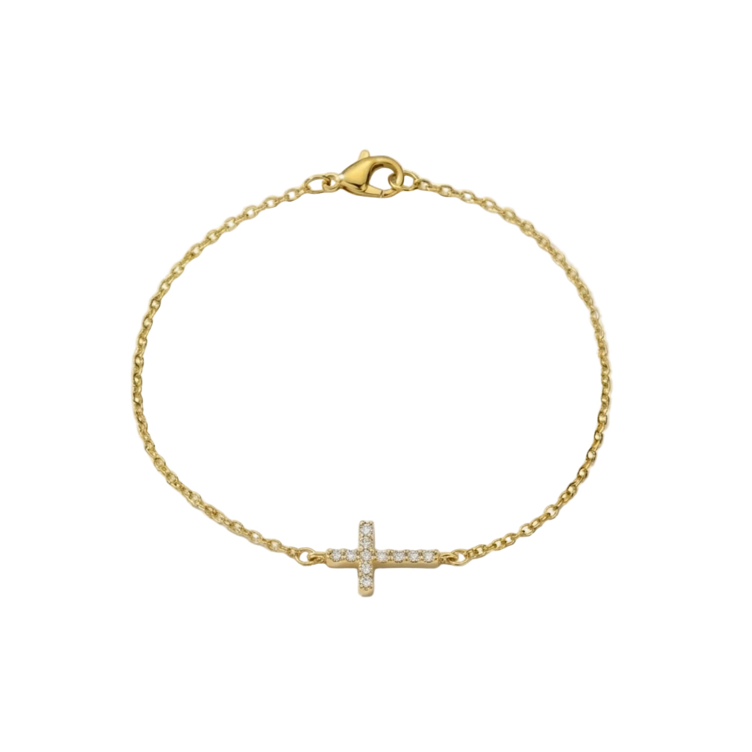 BRACELET CROIX | OR