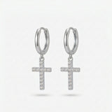 BOUCLES D'OREILLES | OR BLANC