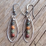 Boho Simple Beaded Teardrop Earrings
