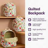 Patchwork Book Quilted Backpack