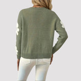 SILKE | PULL DOUX À MOTIFS FLEURIS