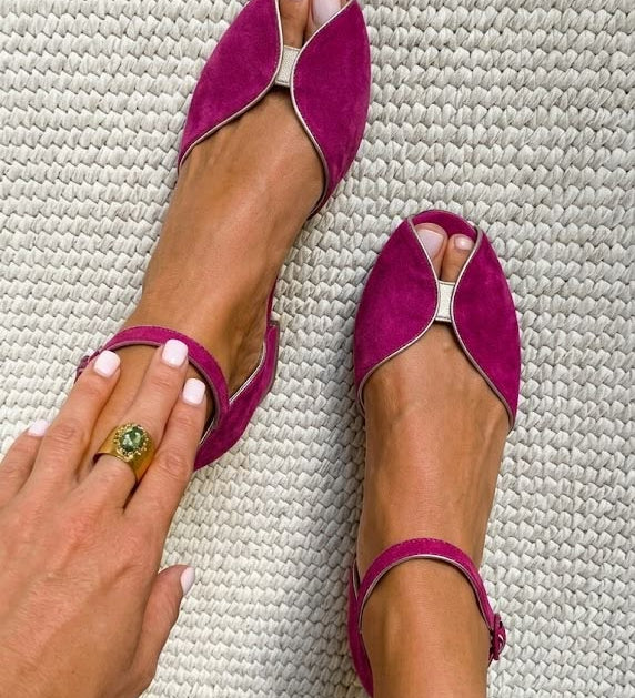 Manon | Sandales Élégantes en Couleur Sauge