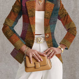 Gabriella™ | Blazer a Quadri Autunnale