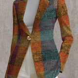 Gabriella™ | Blazer a Quadri Autunnale