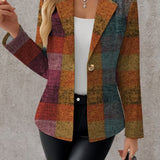 Gabriella™ | Blazer a Quadri Autunnale