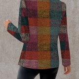Gabriella™ | Blazer a Quadri Autunnale