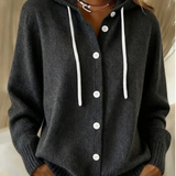BELLA | CARDIGAN TRICOTÉ À CAPUCHE