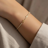 BRACELET PERSONNALISÉ AVEC PRÉNOM ET ZIRCONE