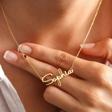 COLLIER PERSONNALISÉ AVEC PRÉNOM ET PIERRE DE NAISSANCE