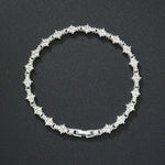 Classic Cluster Tennis Bracelet | Gold