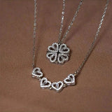 Amora Quadrifolia Necklace | White Gold