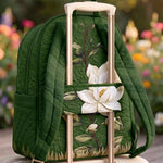 Magnolia Floral Quilted Backpack
