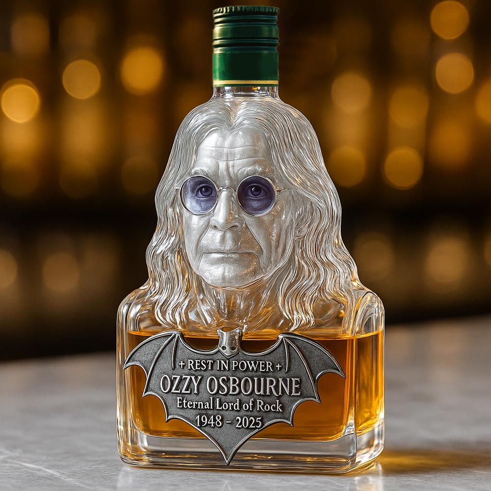 IMMORTALISÉ À JAMAIS — DÉCANTEUR WHISKEY EN HOMMAGE À OZZY OSBOURNE