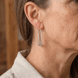 Vintage Boho Design&nbsp;U-Shape Floral Earrings