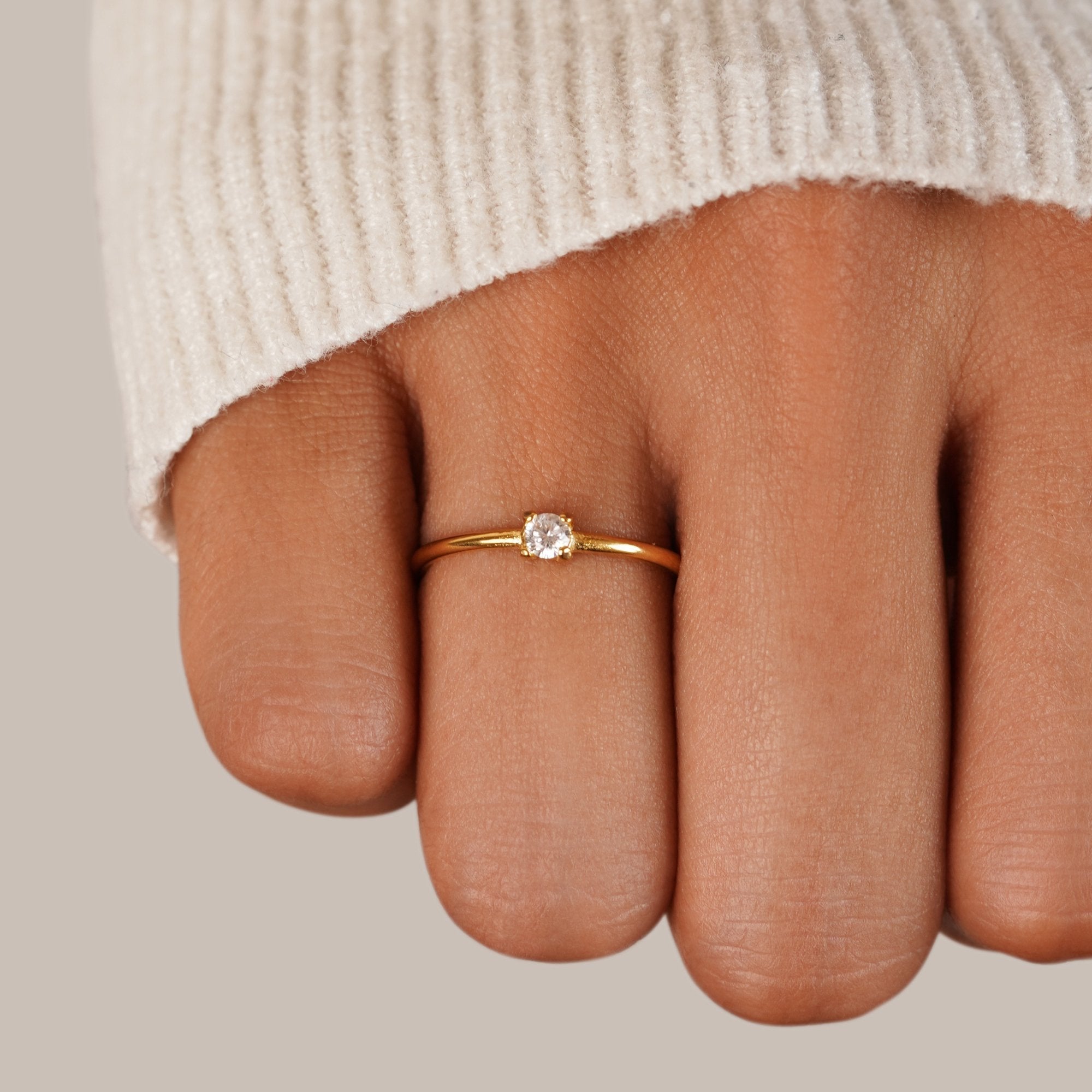 Birthstone Rings - Gold