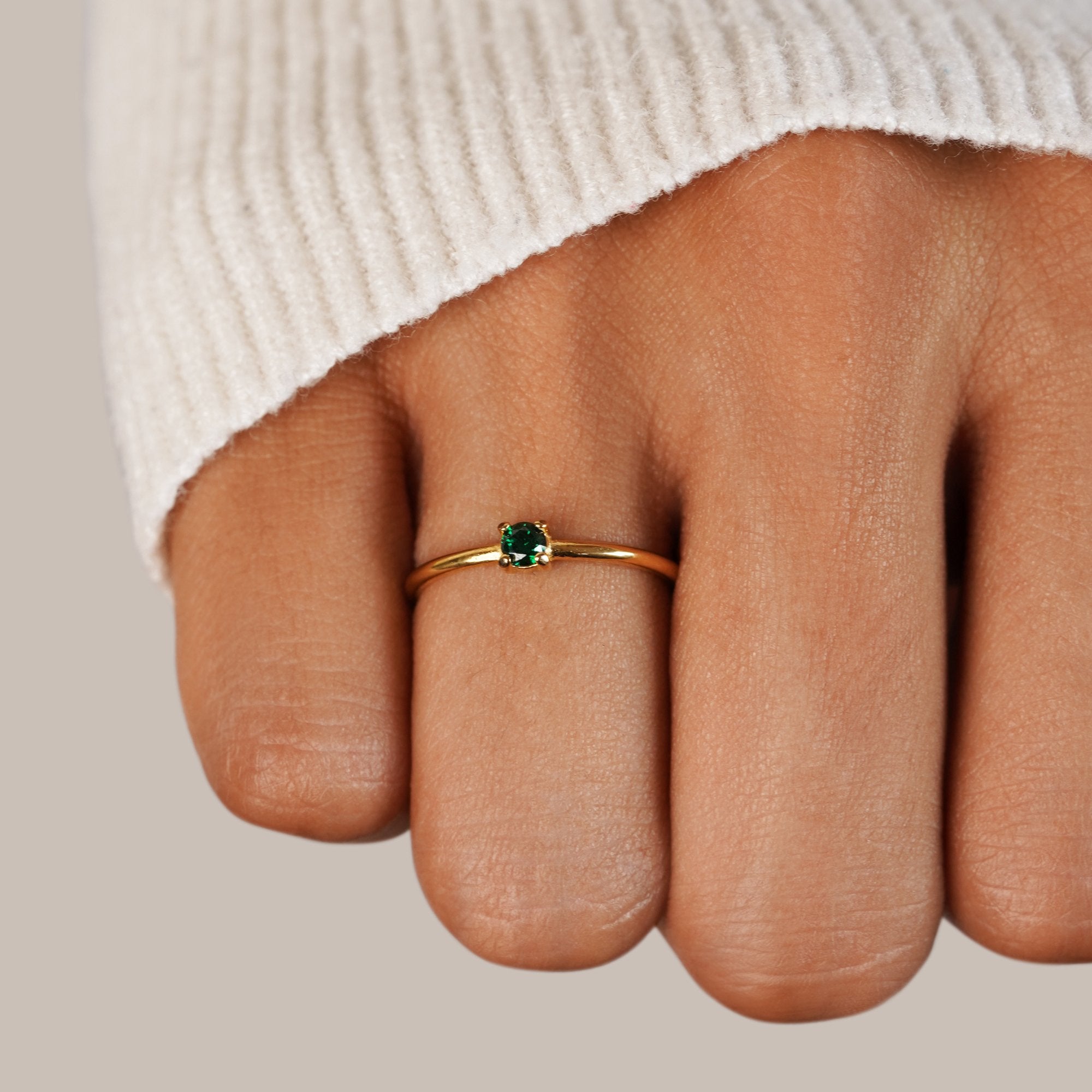 Birthstone Rings - Gold
