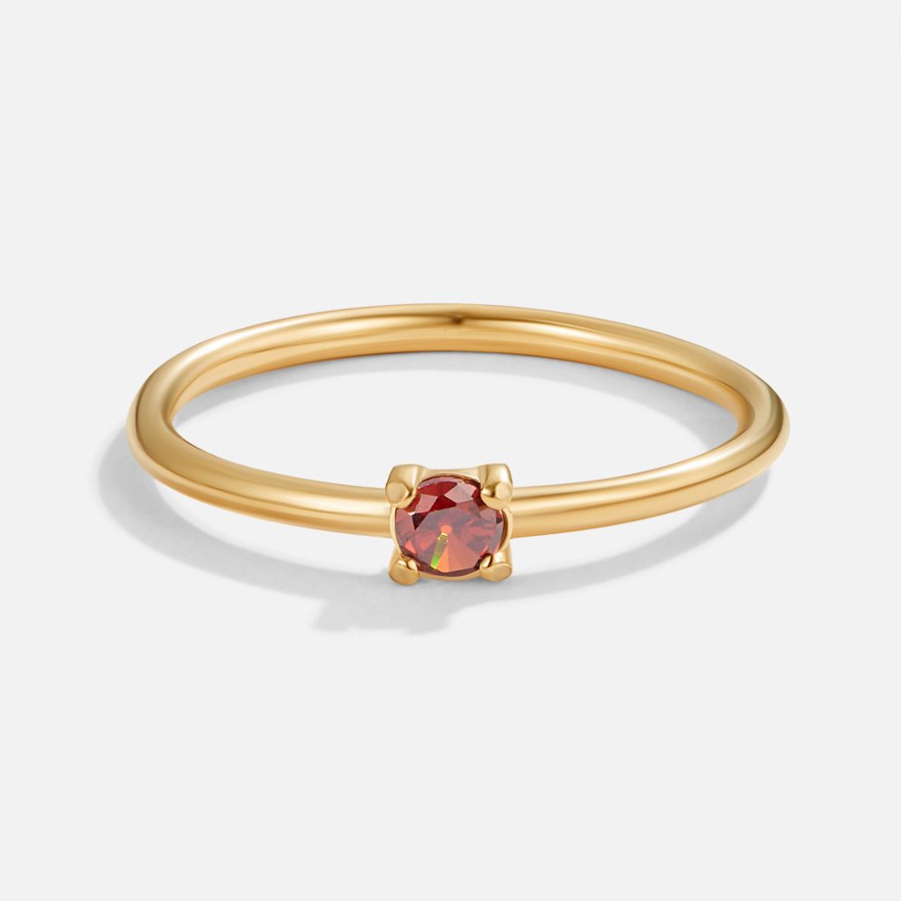 Birthstone Rings - Gold