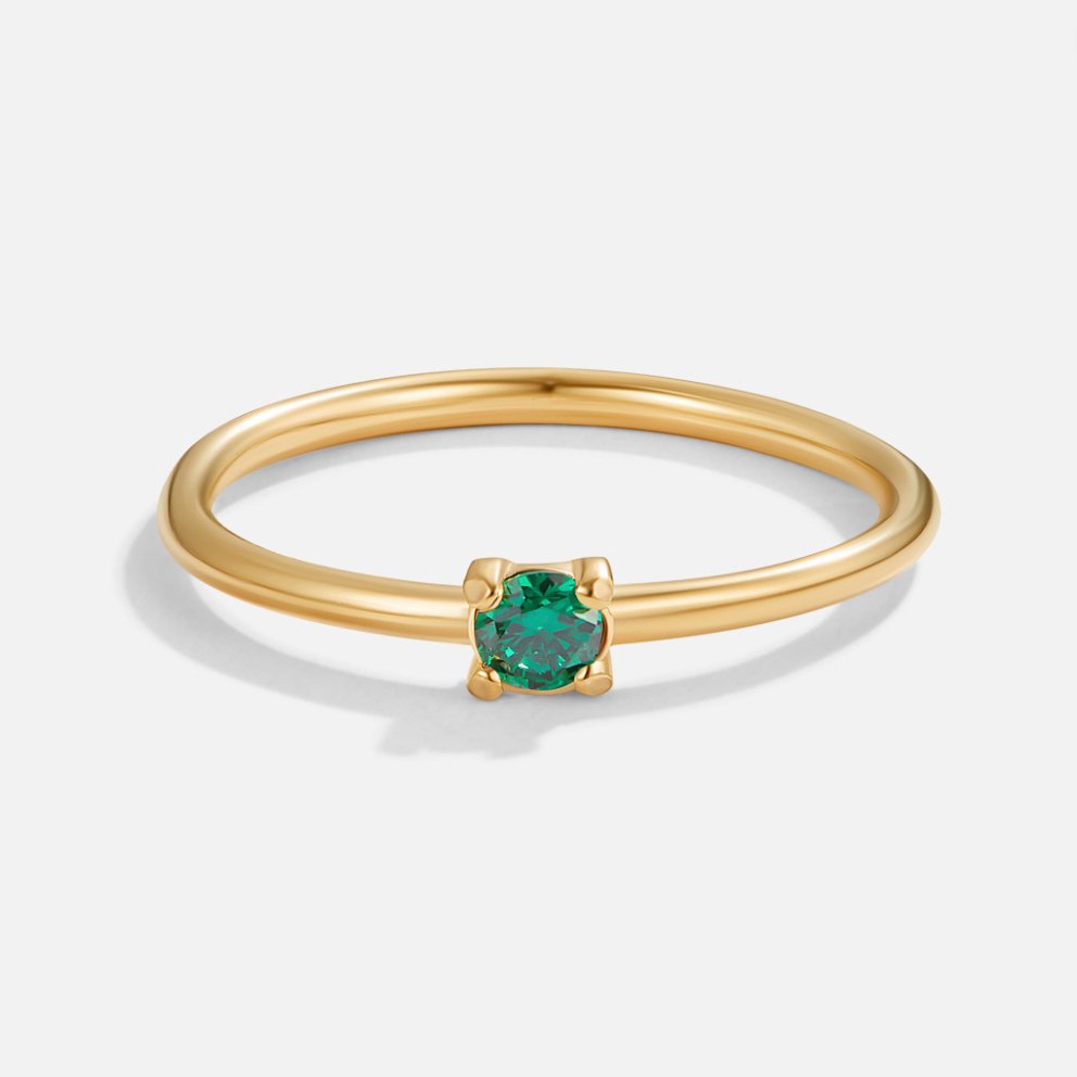 Birthstone Rings - Gold