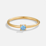 Birthstone Rings - Gold