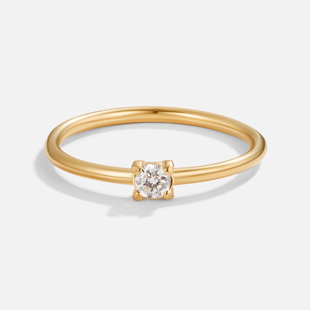 Birthstone Rings - Gold