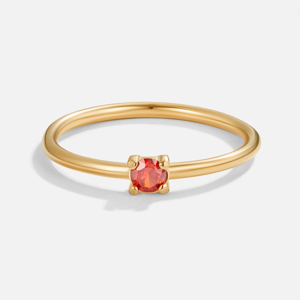 Birthstone Rings - Gold
